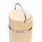Isolierflasche BAMBOO HOT, braun, silber
