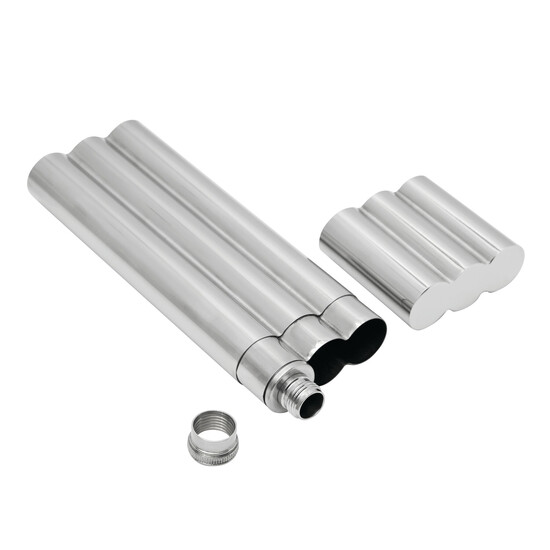 Flachmann CIGAR STYLE, silber