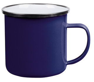 Emaille-Trinkbecher VINTAGE CUP, blau