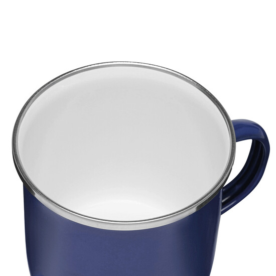 Emaille-Trinkbecher VINTAGE CUP, blau