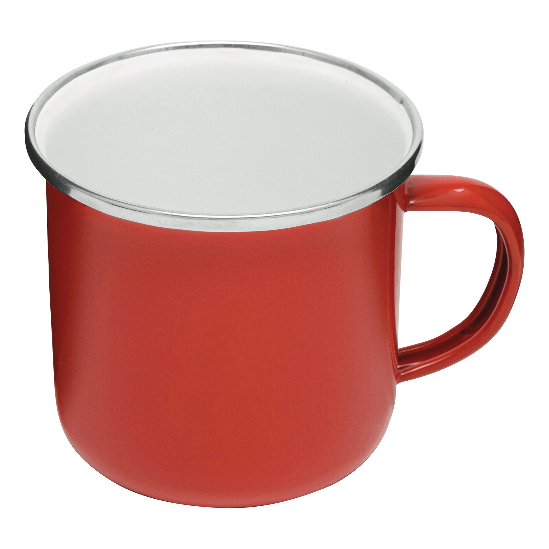 Emaille-Trinkbecher VINTAGE CUP, rot