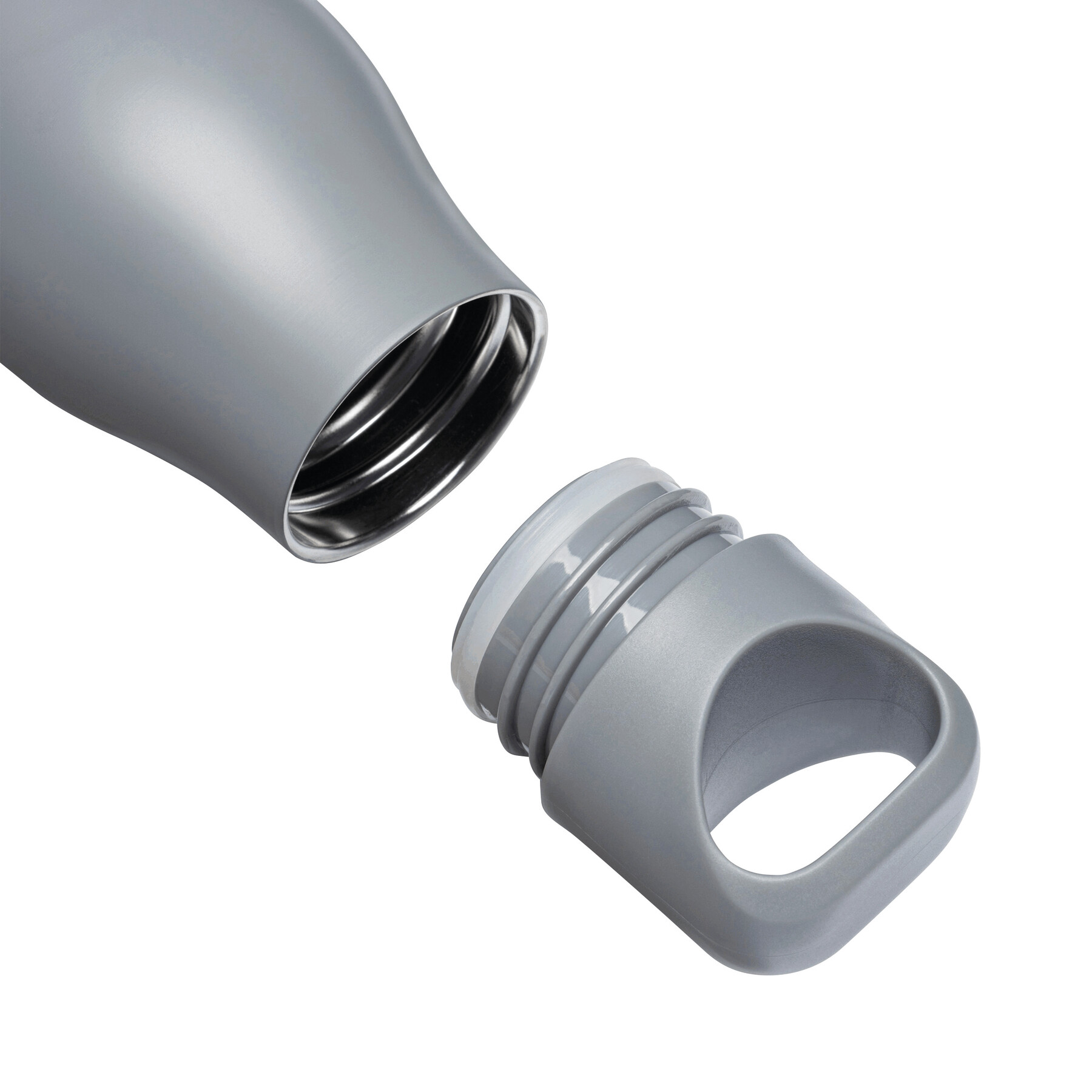 Vakuum-Trinkflasche CORKY LEGEND, grau