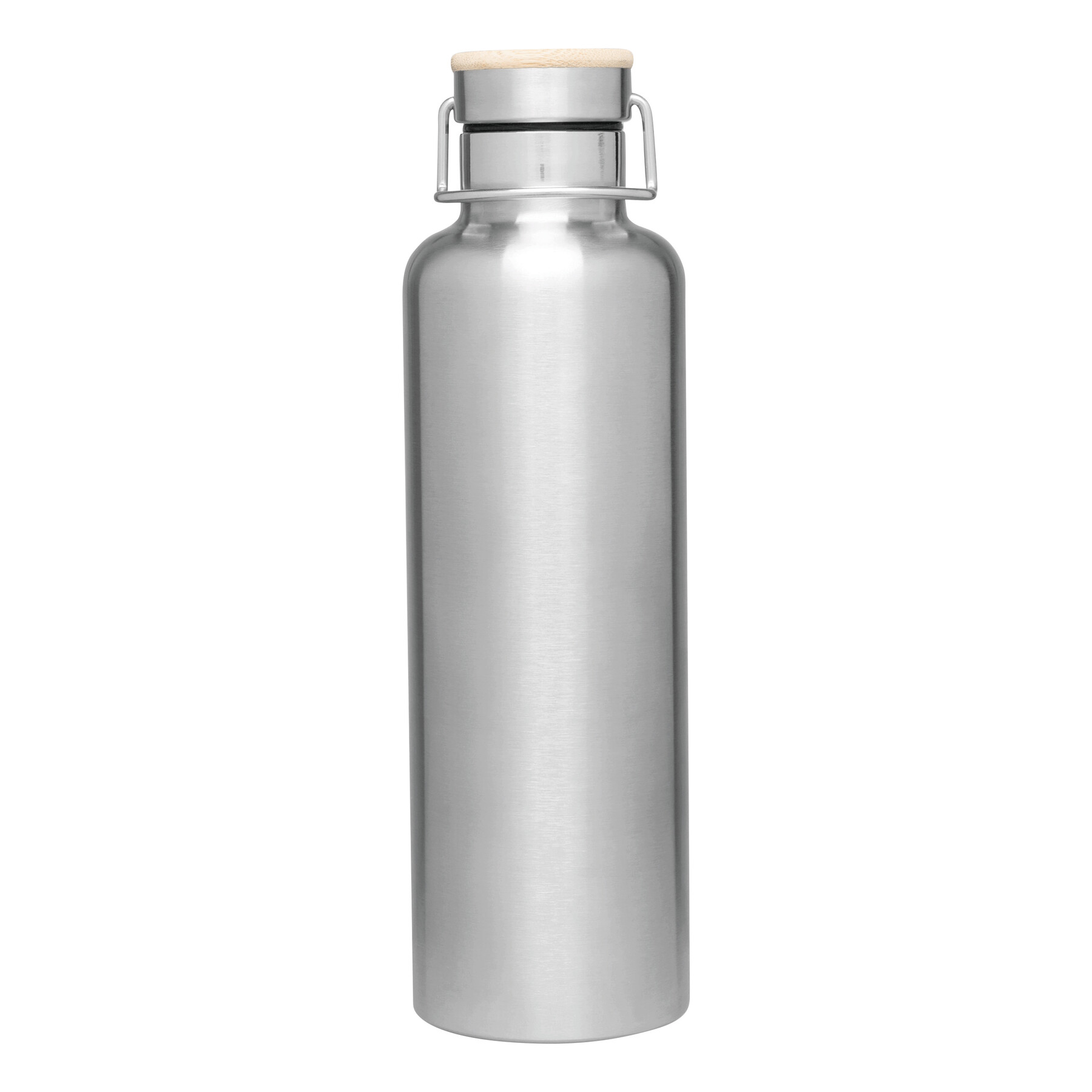 Vakuum-Isolierflasche JUMBO MILITARY, silber