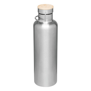 Vakuum-Isolierflasche JUMBO MILITARY, silber