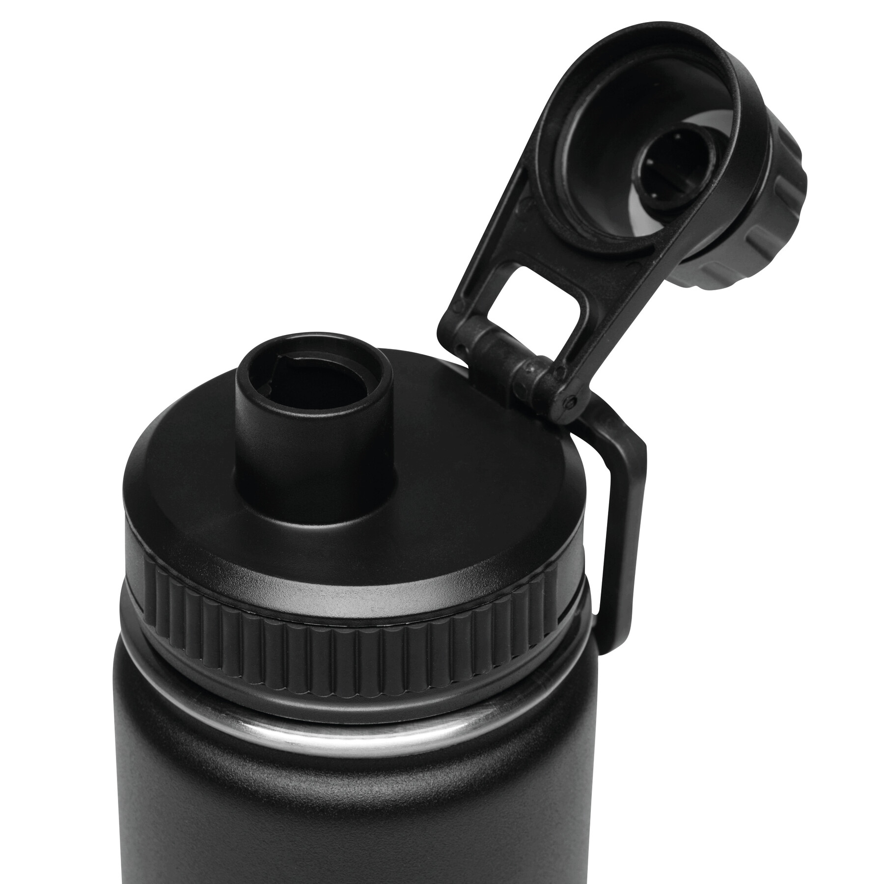 Vakuum-Isolierflasche ARMY STYLE, schwarz