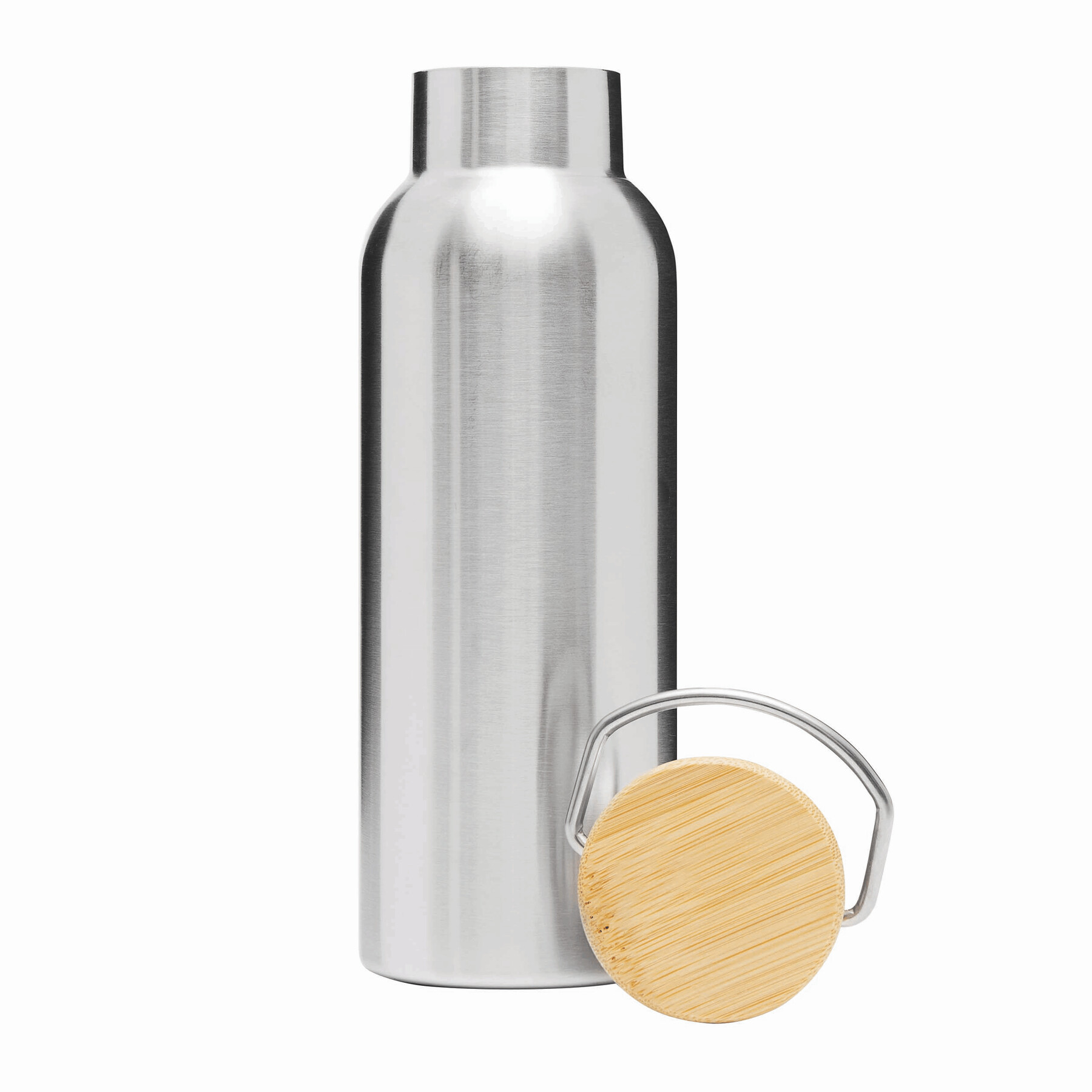 Vakuum-Trinkflasche ECO FLAVOUR, silber