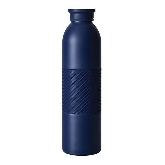 Vakuum-Isolierflasche VACUGRIP, marineblau