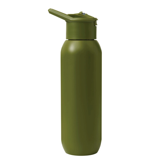 Vakuum-Isolierflasche TREKSTEEL, armygrün