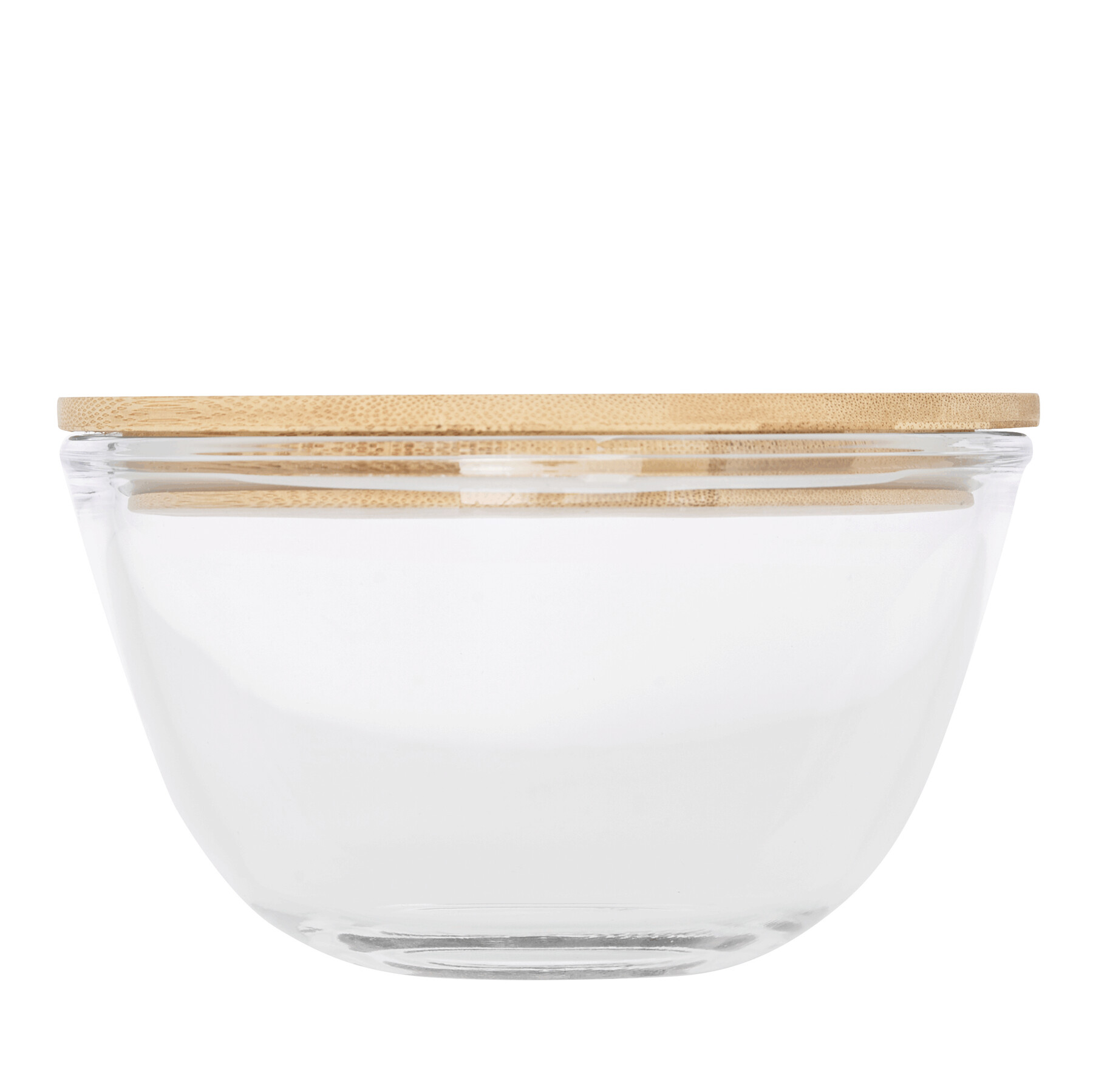 Glasschüssel FRESH LUNCH, braun, transparent