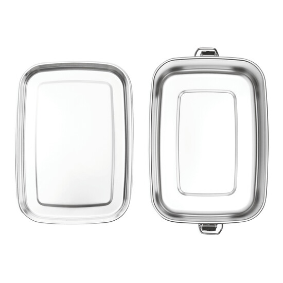 Edelstahl Lunchbox STRONG BREAK, silber