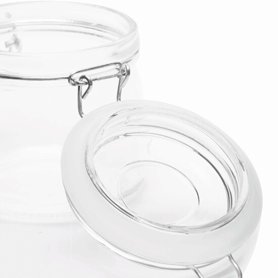 Vorratsglas CLICKY M mit Bügelverschluss, Füllmenge ca. 500 ml, transparent