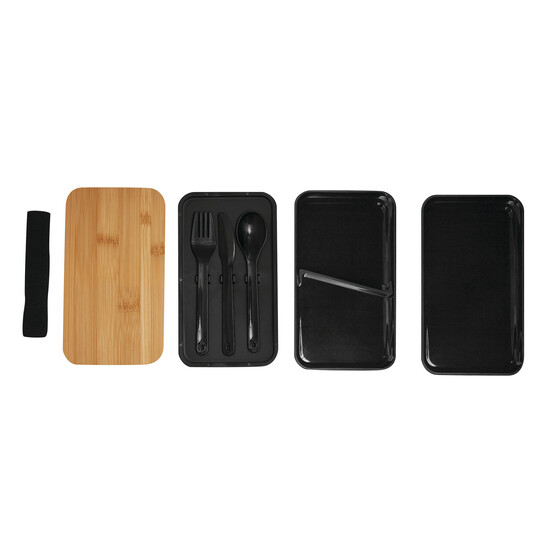 Lunchbox DOUBLE LEVEL, schwarz