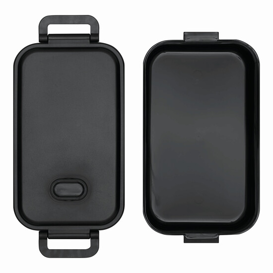 Lunchbox LUNCH TIME, schwarz