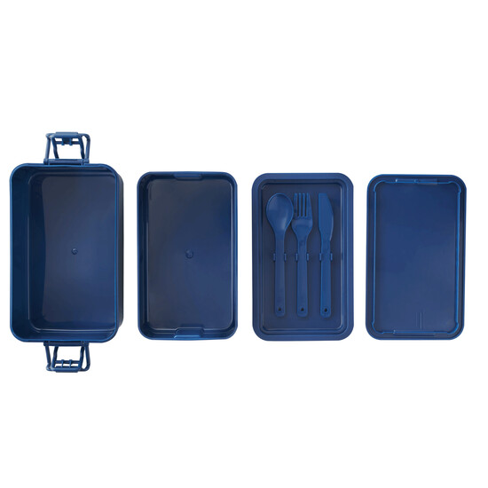 Lunchbox WELL PREPARED, blau