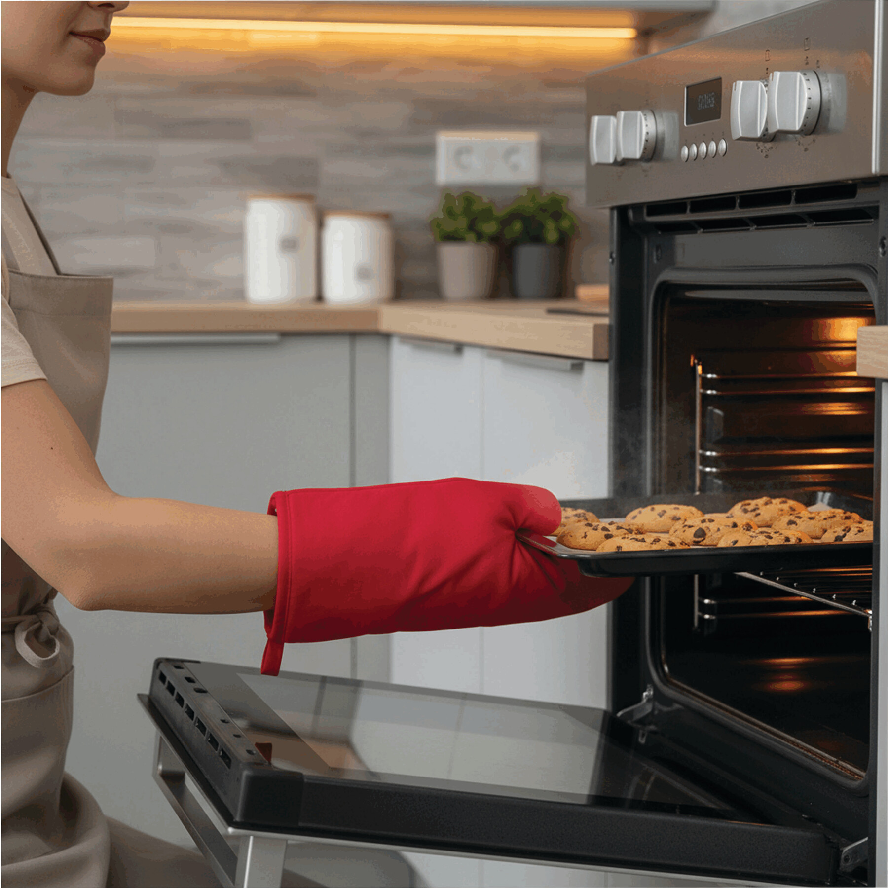 Ofenhandschuh HOTSNAP, rot