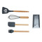 5-teiliges Küchenset COOKING TOOLS, grau