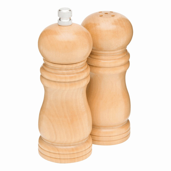 Salzstreuer & Pfeffermühle im Set DUO SPICE, braun
