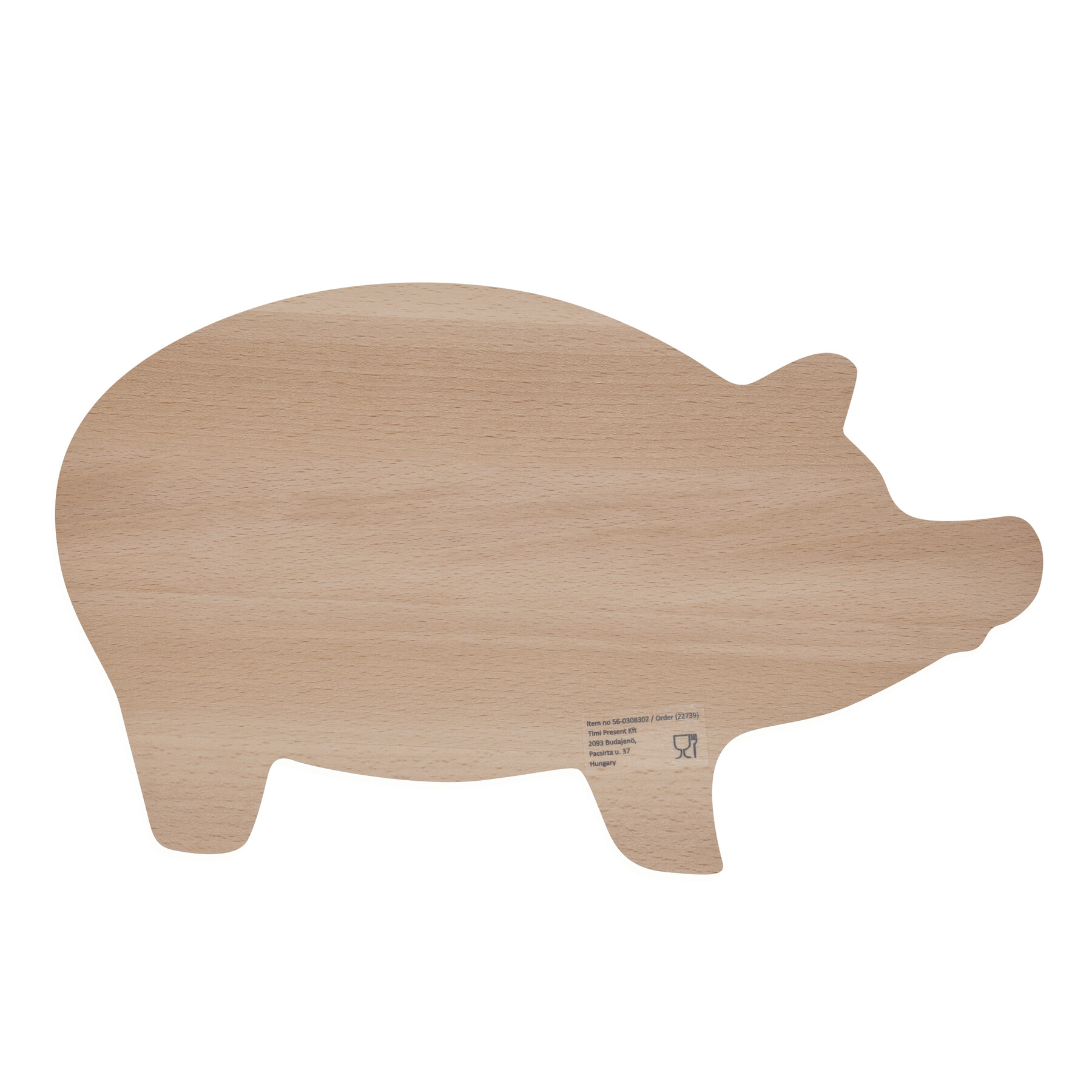 Schneidebrett WOODEN PIGGY, Holz