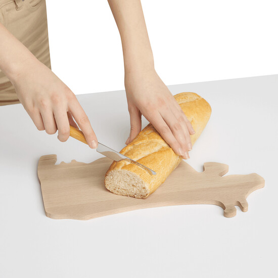 Schneidebrett WOODEN RINDY, braun