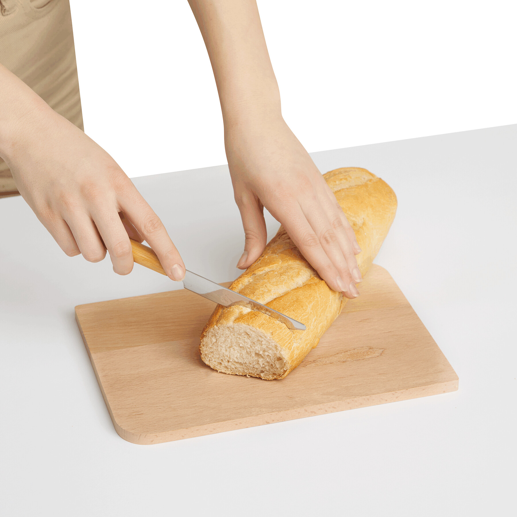 Schneidebrett WOODEN BREAK, braun