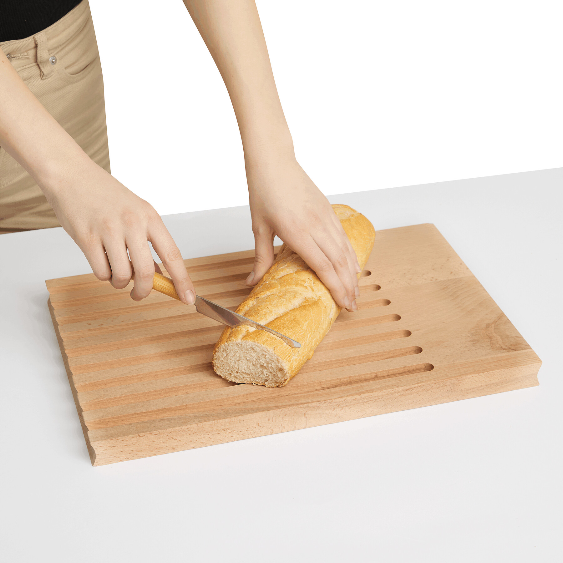 Schneidebrett WOODEN BAKY, braun