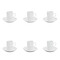 Espresso-Tassen-Set BUONGUSTO, weiß