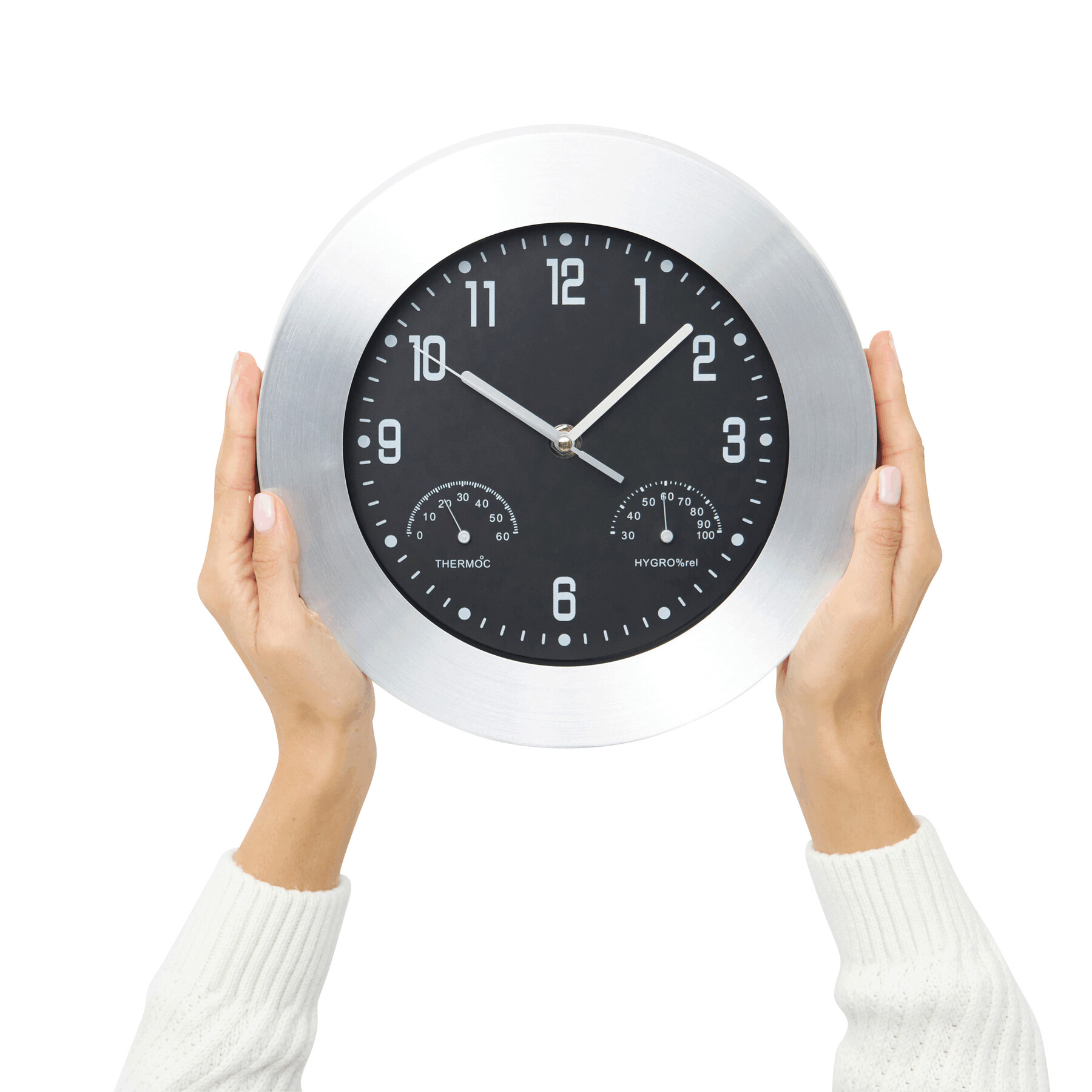 Wanduhr JUPITER, silber