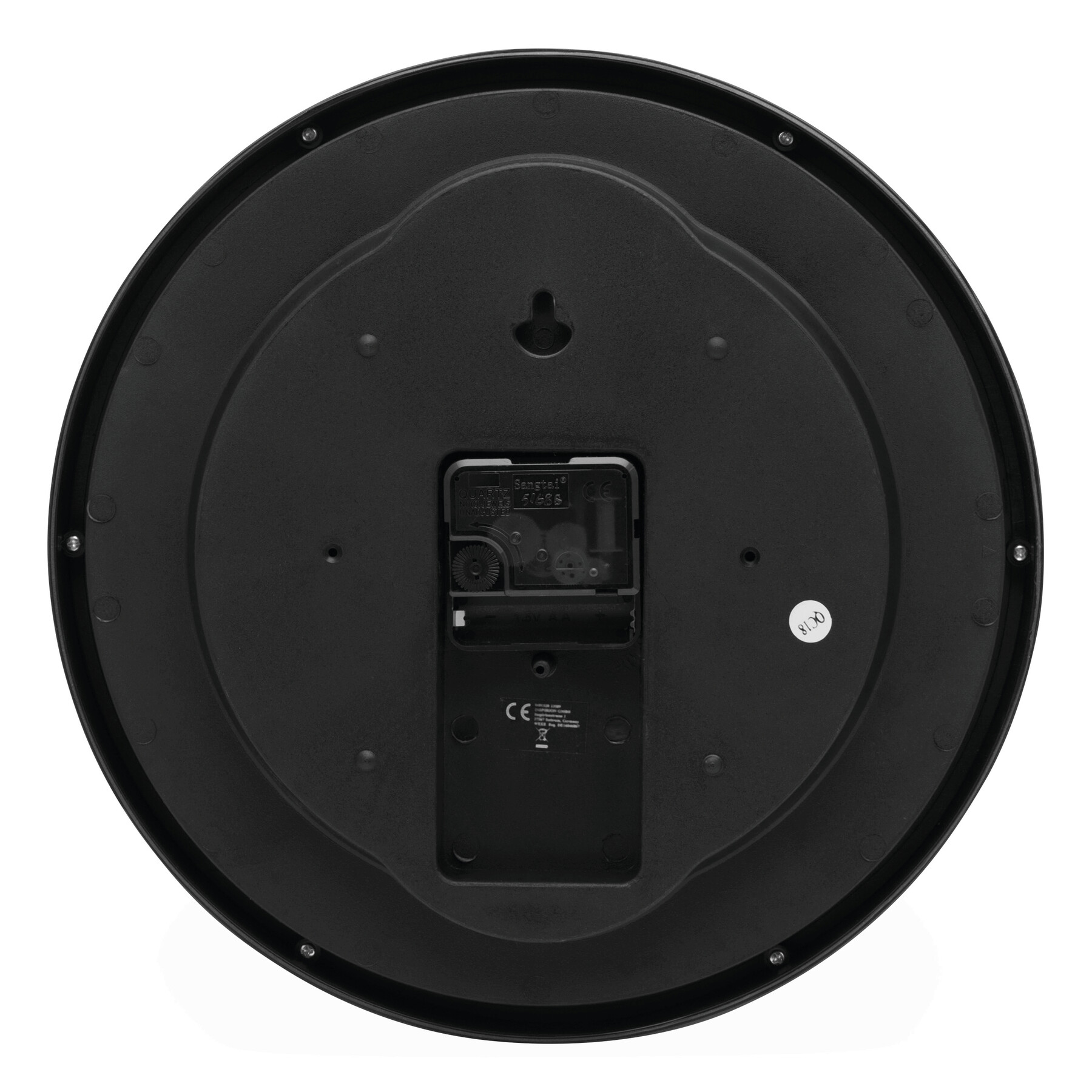 Wanduhr SUN, schwarz, weiß