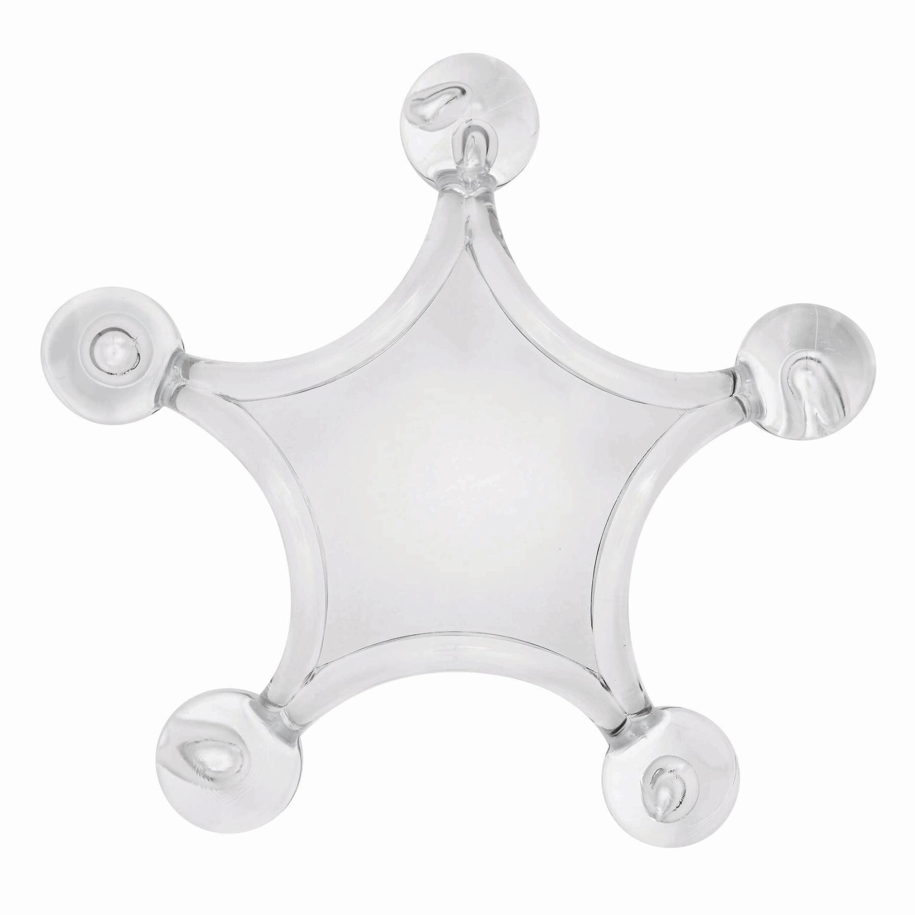 Massage-Seestern STARFISH, transparent