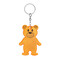 Reflektierender Schlüsselanhänger TEDDY, orange