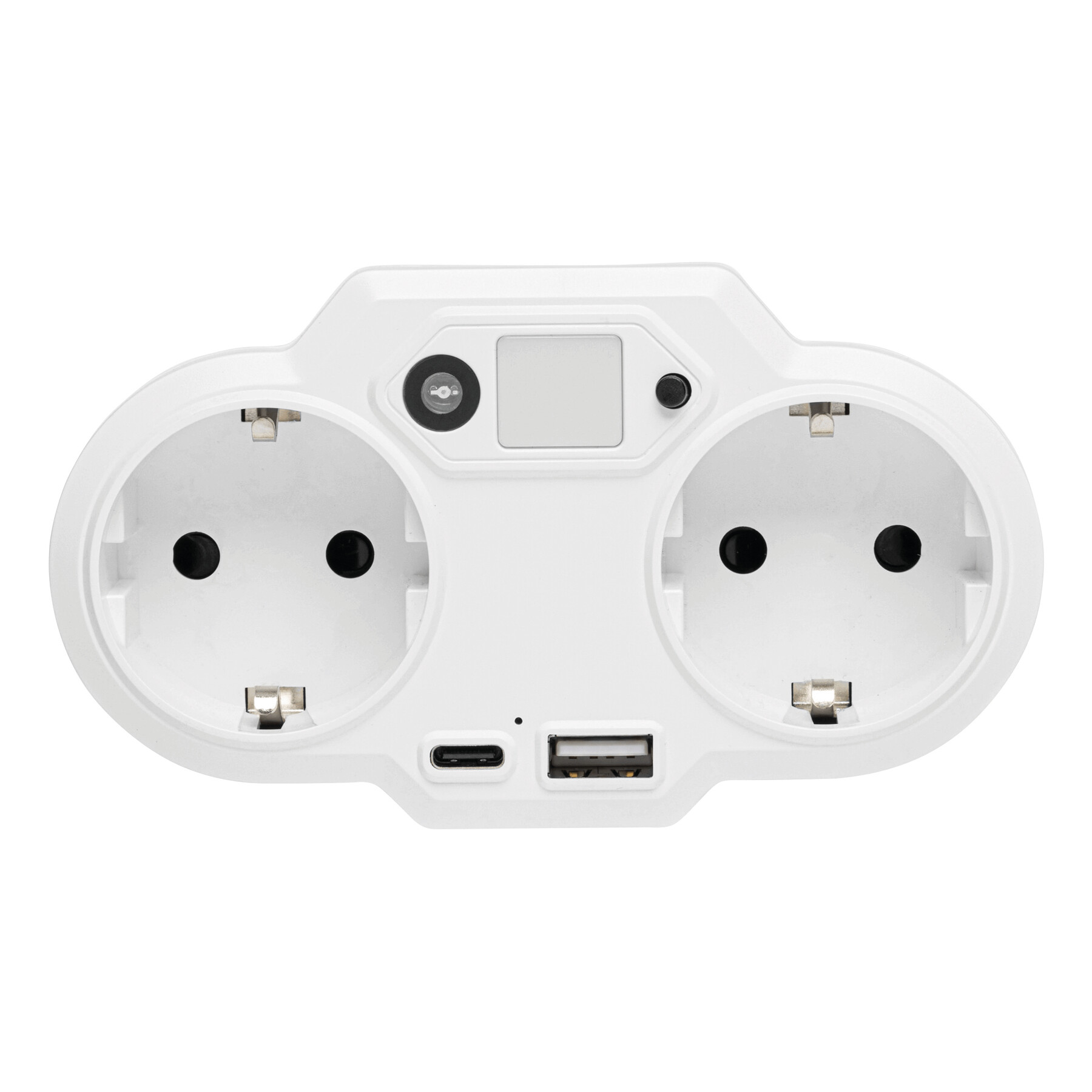 USB-Adapter-Stecker-Netzteil mit Nachtlicht ENDLESS POWER NIGHT, weiß