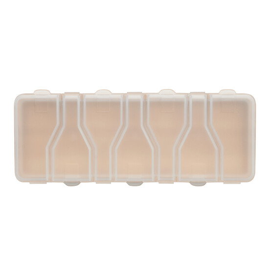 Tablettendose SORTED, braun, transparent