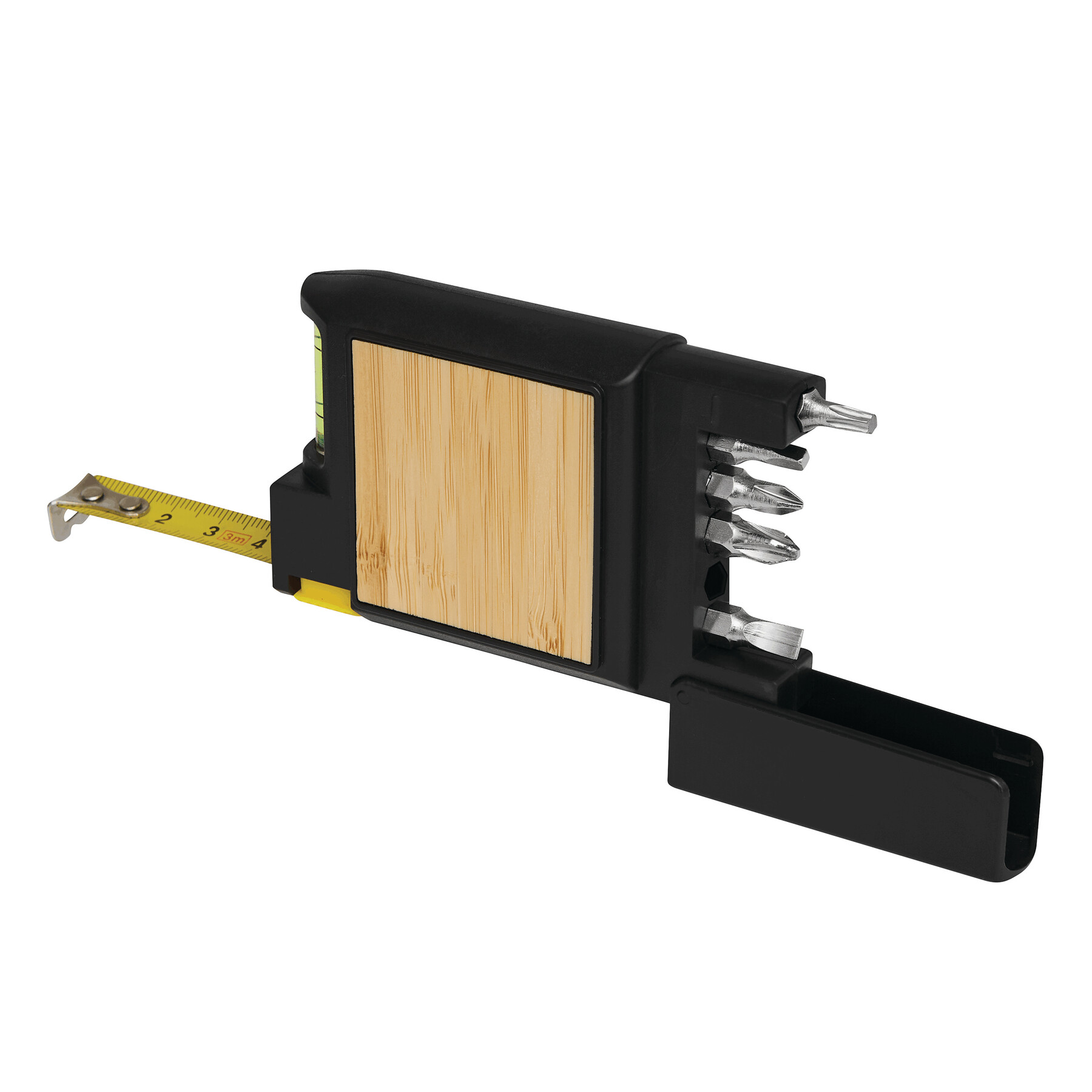 Maßband SCREWY, braun, schwarz