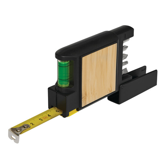 Maßband SCREWY, braun, schwarz