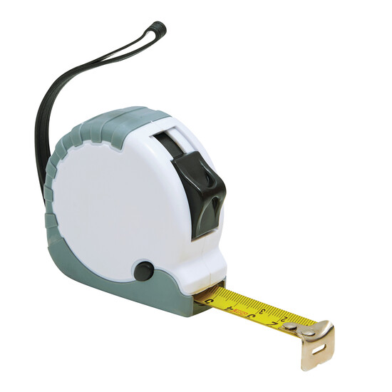 Maßband ELEMENTAL II, 5 m, grau, weiß