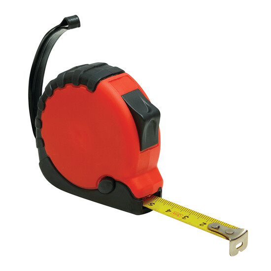 Maßband ELEMENTAL I, 3 m, rot, schwarz