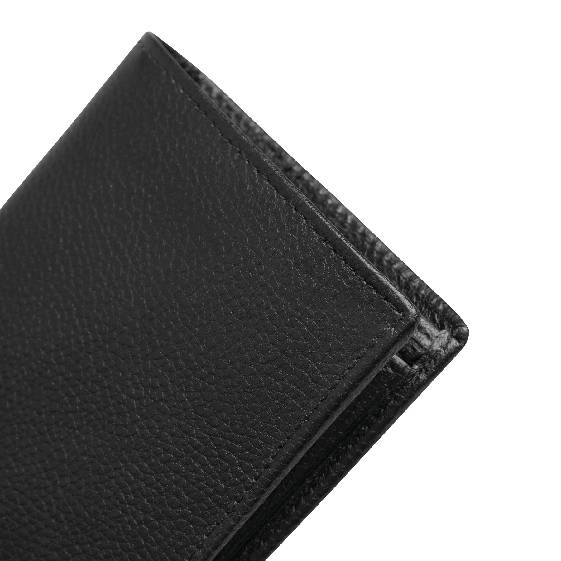 Echtleder-Geldbörse TRAPANI, schwarz