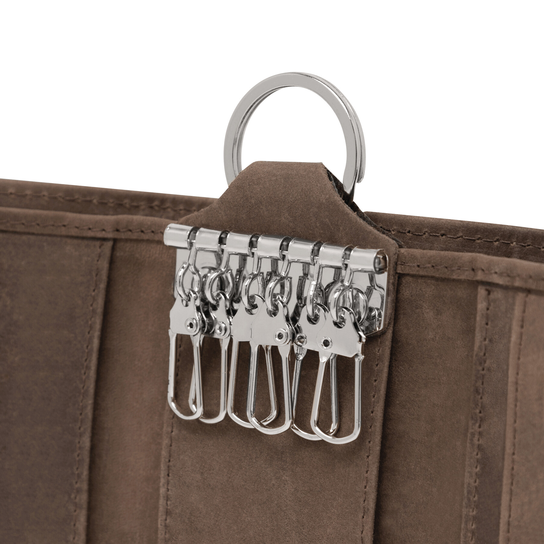 Echtleder-Schlüsseletui WILD STYLE, braun