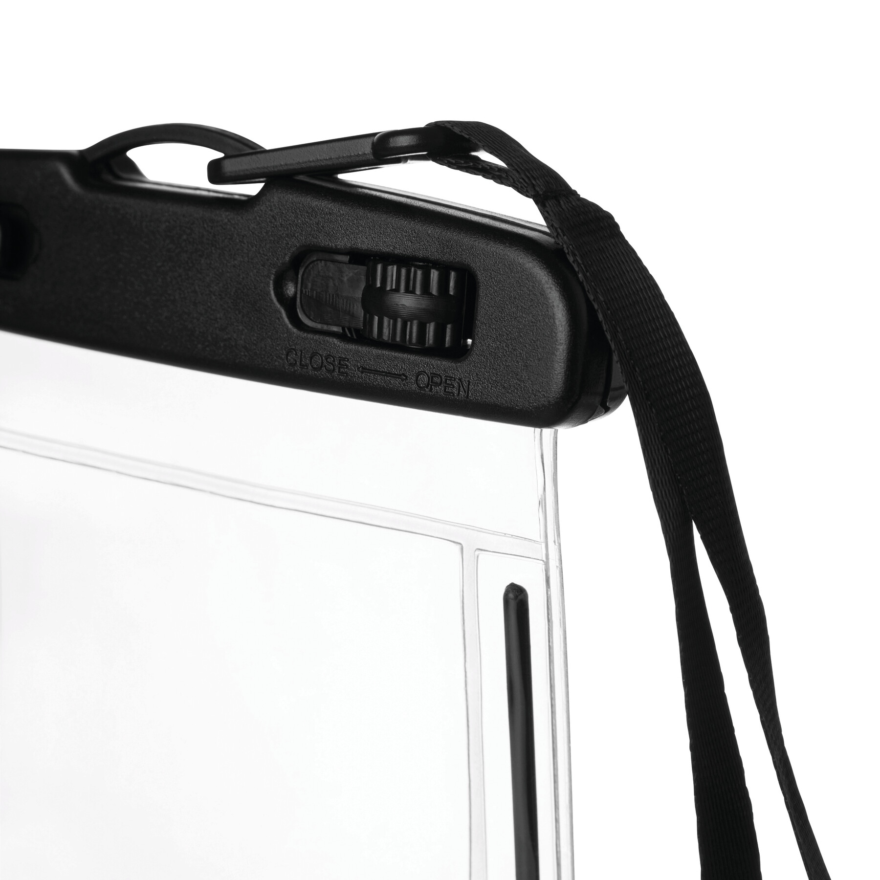 Tasche DIVER, schwarz, transparent