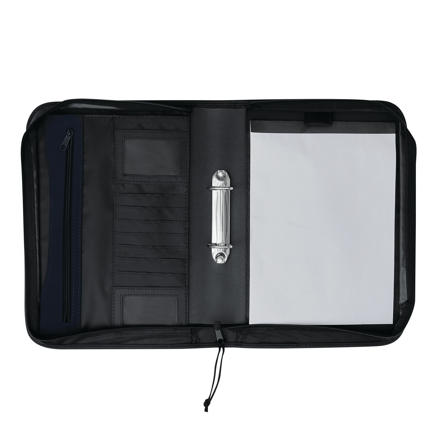 2-Ring-Dokumentenmappe AVANTI RING im DIN-A4-Format, blau, schwarz