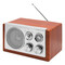 AM/ FM-Radio CLASSIC, braun, silber
