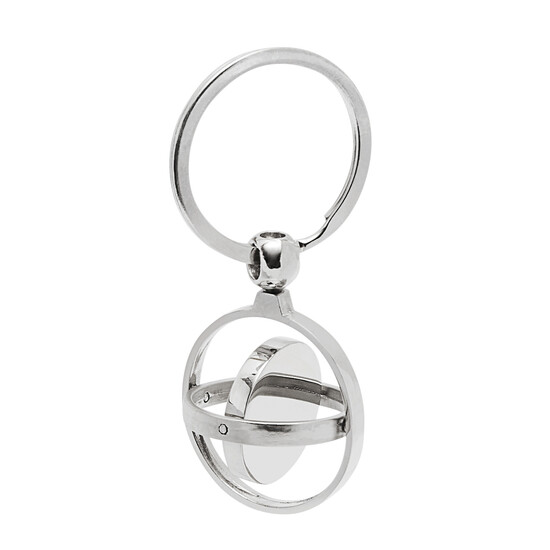 Schlüsselanhänger TERRA, silber