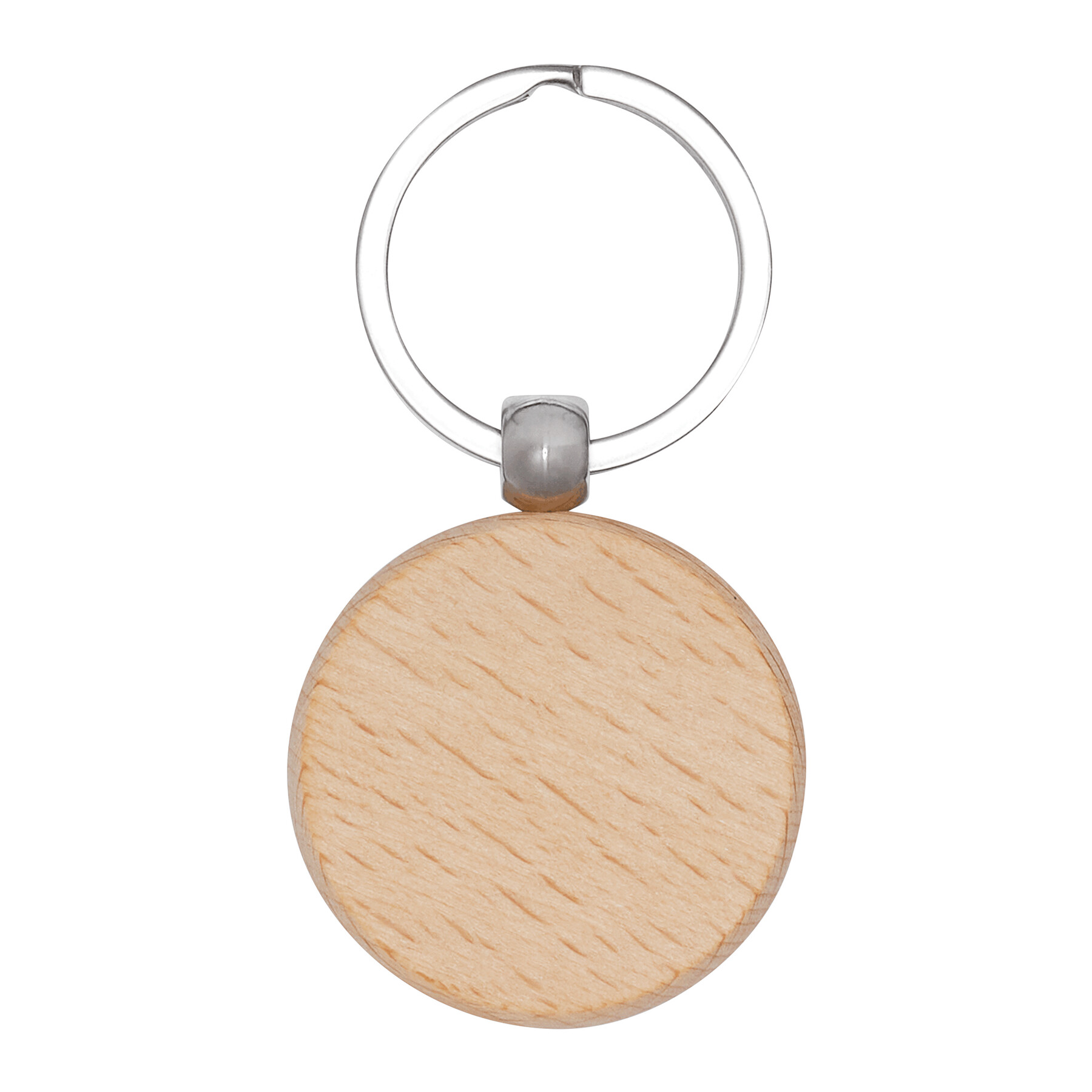 Schlüsselanhänger WOODS, braun, silber