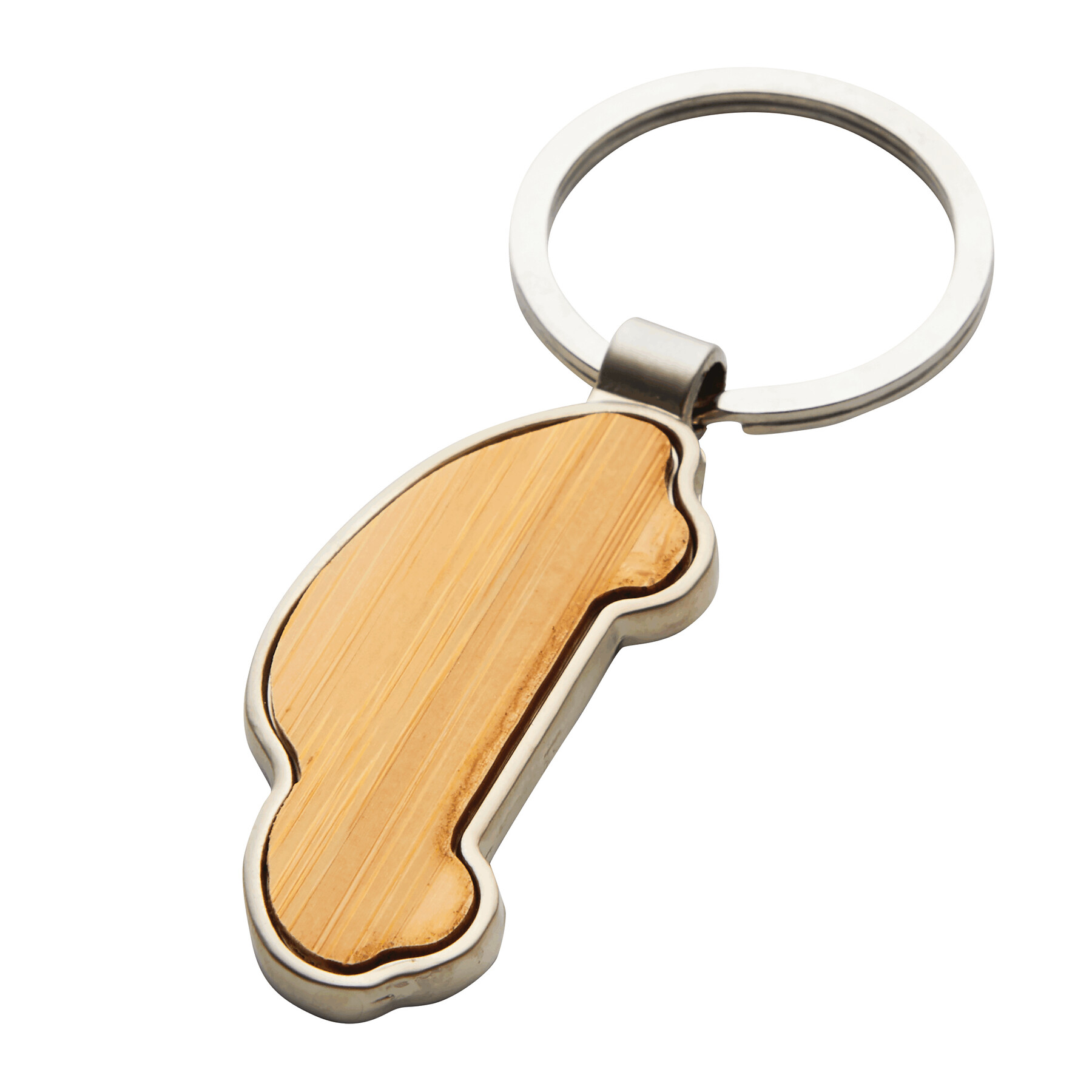 Schlüsselanhänger MY CAR, braun, silber