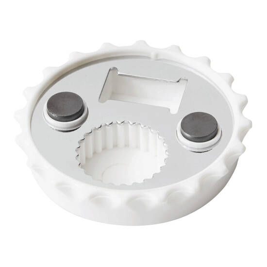 Flaschenöffner CROWNCAP, weiß