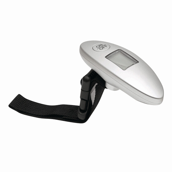 Digitale Kofferwaage LIFT OFF, schwarz, silber