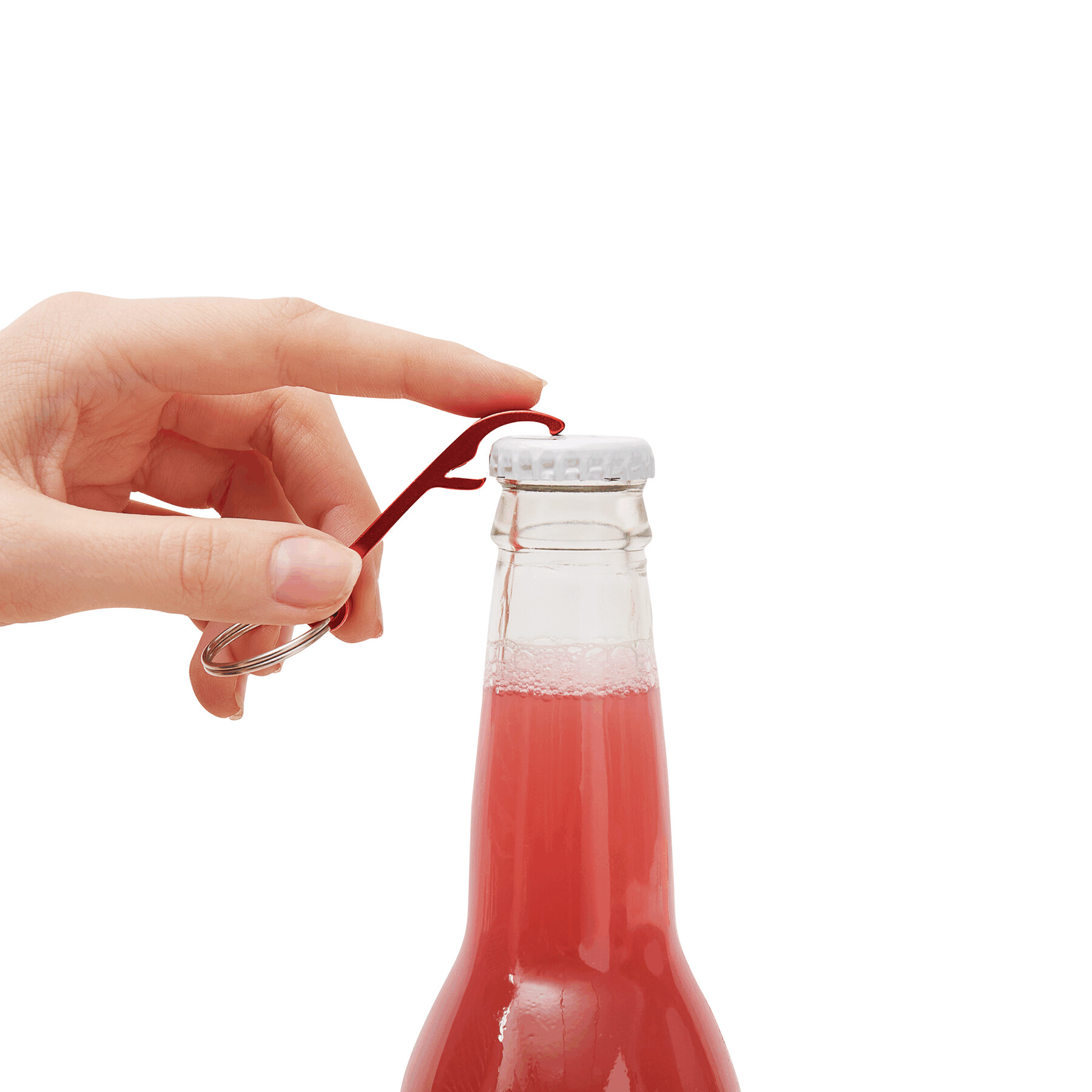 Schlüsselanhänger OPEN, rot