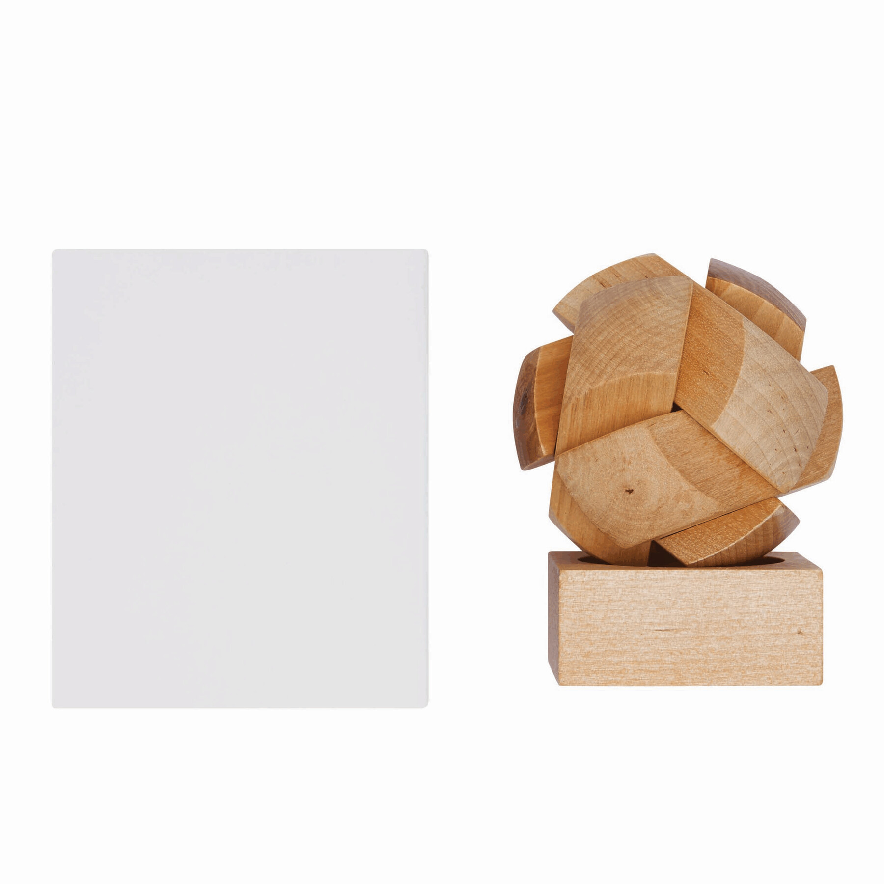 Puzzle Ball ROUND DEXTERITY, braun