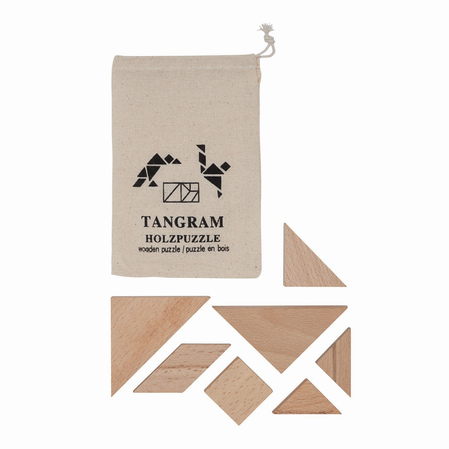 Holz-Puzzle TANGRAM, holz