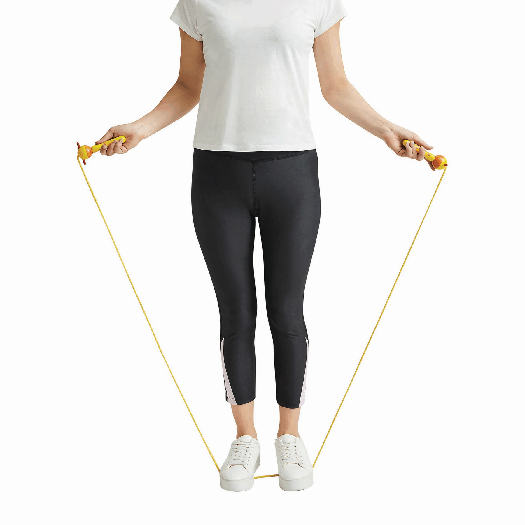 Springseile ANIMAL ANIMATION, 4-fach sortiert, Preis pro Stück, blau, gelb, grün, schwarz, weiß